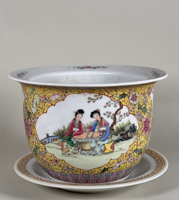 Vase - Porcelæn - Kina  (Ingen mindstepris)