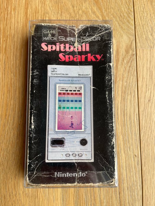 Nintendo - Game & Watch SuperColor - Spitball Sparky [ BU-201 ] - 掌上電動遊戲 (1) - 帶原裝盒