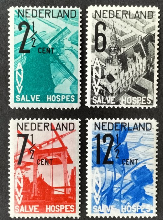 荷兰 1932 - ANVV系列MNH - Nvph 244 - 247