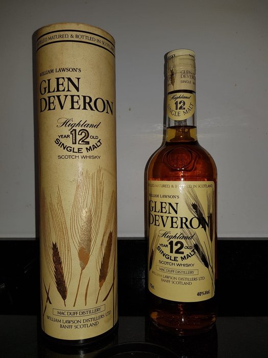 Glen Deveron 12 years old - Original bottling  - b. década de 1980 - 75cl
