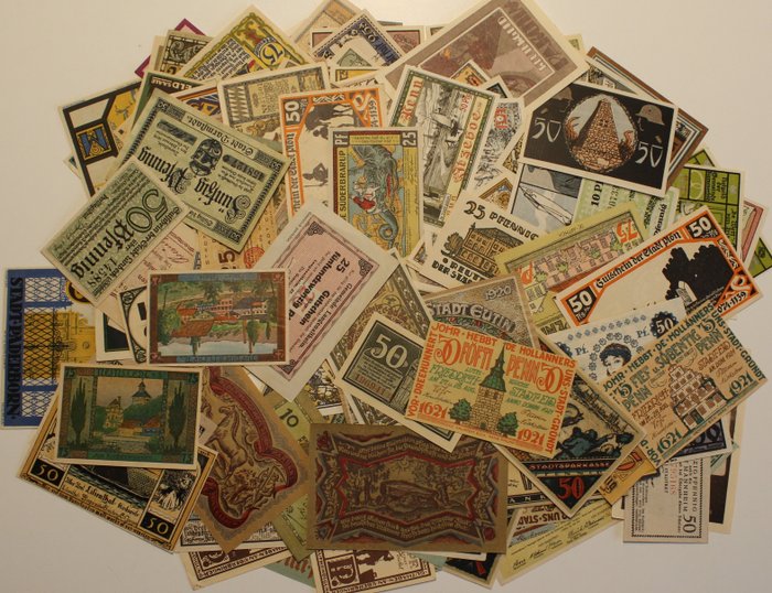 Duitsland. - 191 Notgeldscheine 1920's  (Zonder Minimumprijs)