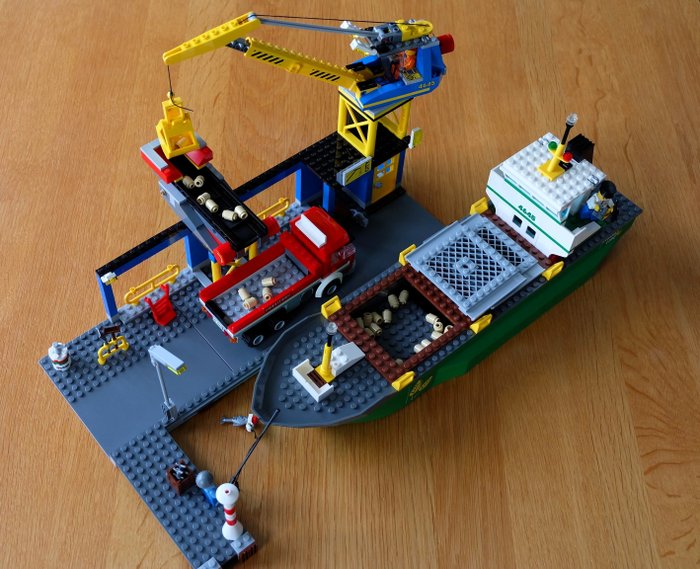 Lego - Stadt - 4645 - Haven met Kraan - 2010–2020 - Dänemark