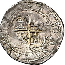 Spanje. Felipe II (1556-1598). 8 Reales ND