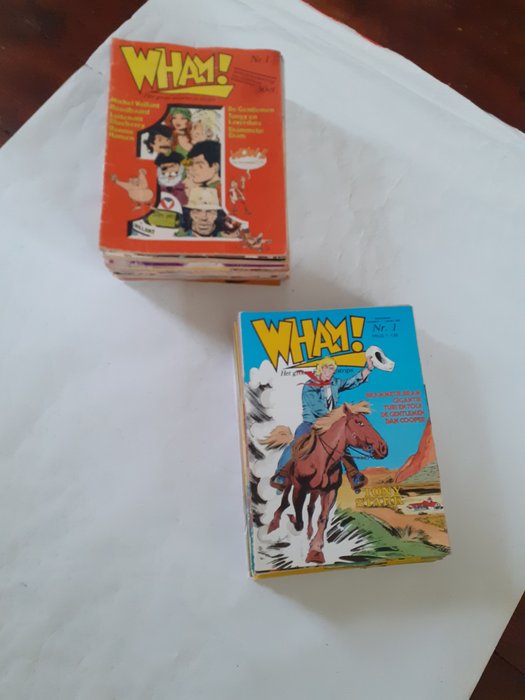Wham - Nagenoeg compleet Wham Stripblad - 1979-1980- jaargang 1 en 2 - 67 Complete series - Első kiadás