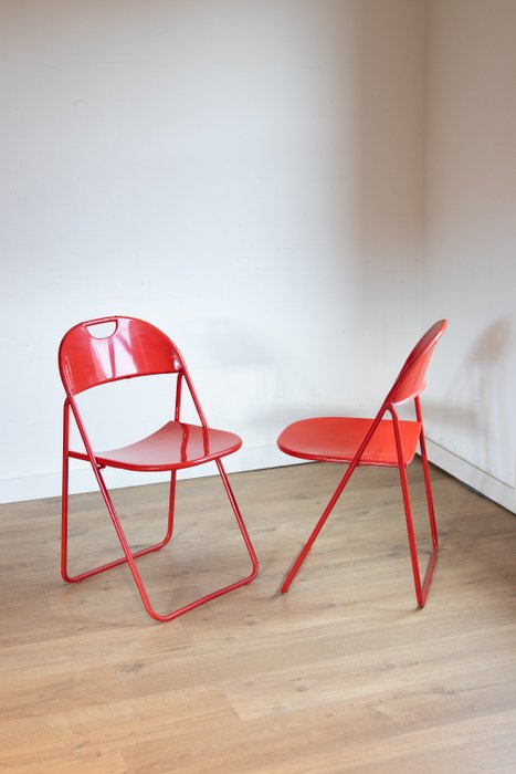 Ikea - Niels Gammelgaard - 折叠椅 (2) - 金野 - 金属