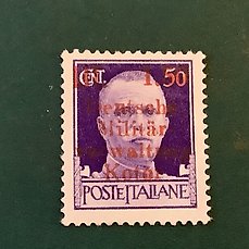 Duitse Rijk – Bezetting van Kotor (1944) 1944 – 50 cent met plaatfout Dentsche ipv Deutsche – gekeurd – Michel 3 I