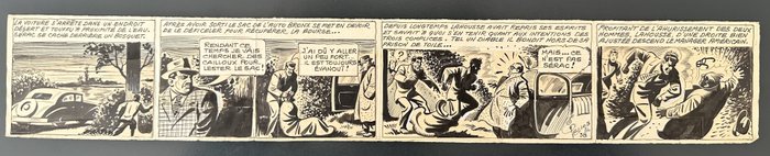Pellos, René - 1 Originalstreifen - L'Abeille - (années 1950)