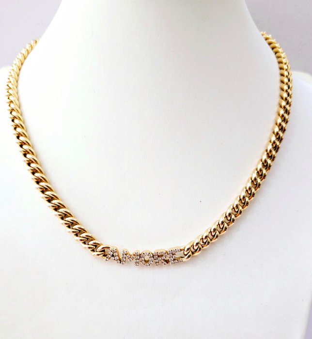 Crivelli - Collar - 18 quilates Oro rosa -  0.48 tw. Diamante  (Natural)