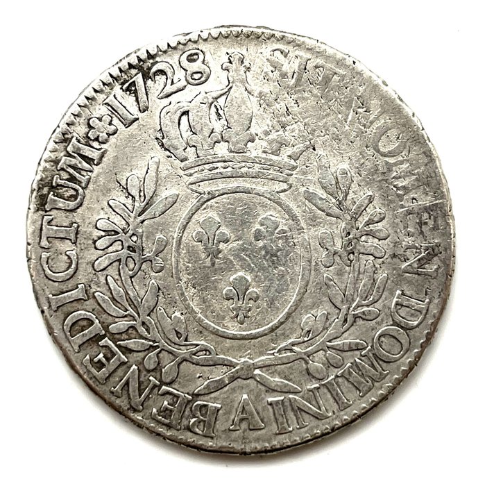 Frankrijk. Louis XV (1715-1774). Ecu 1728-A, Paris  (Zonder Minimumprijs)