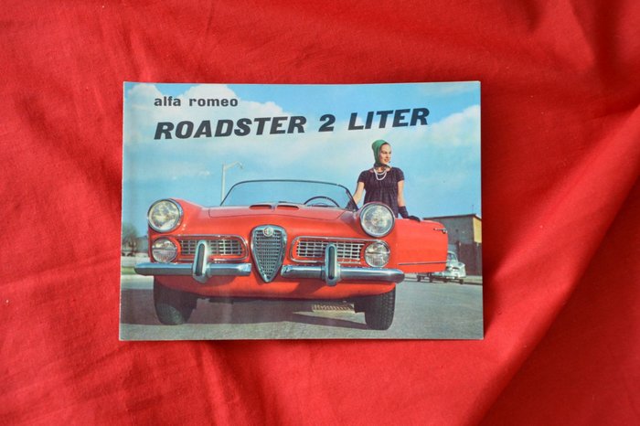 Brochure - Alfa Romeo - Alfa Romeo 2000 Roadster 2 LITER by Touring Superleggera 1958 brochure catalogue prospekt