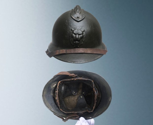 比利時 - 陸軍／步兵 - 軍用頭盔 - 比利時阿德里安頭盔，M1931