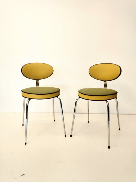Novalux - Rudi Verelst - 椅子 (2) - 钢, 人造皮革