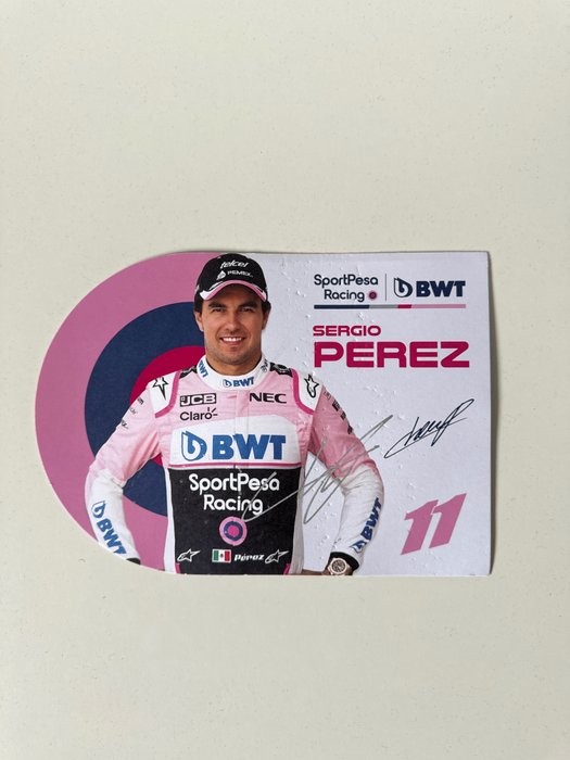 Racing Point - Formula 1 - Sergio Pérez - 2019 - Fancard 
