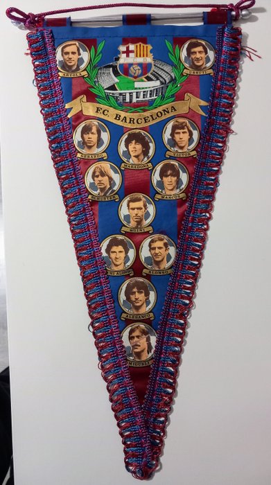 三角旗 - Maradona  FC Barcelona 1982 - 西班牙