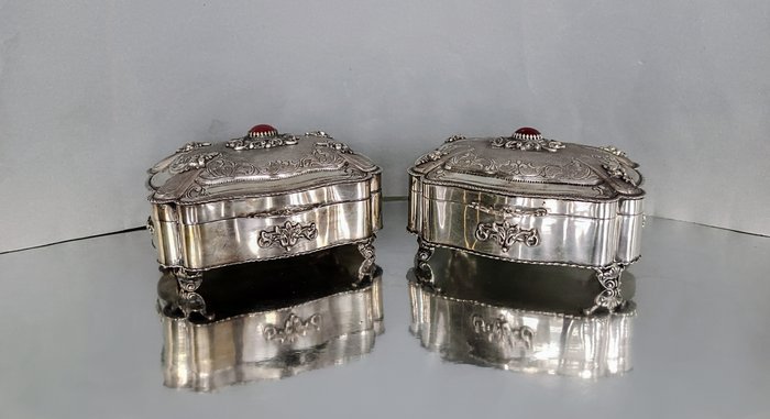 Jewelry Casket - Trinket - Eske (2) - .800 sølv