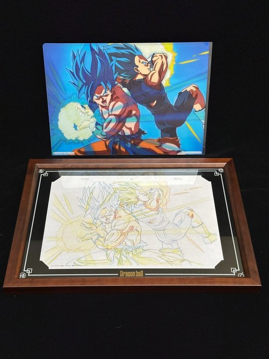 Dragon Ball - 2 Original Dragon Ball Art, Manuscript Drawing, ES Edition 7/8, Reproduction and Classic Folder