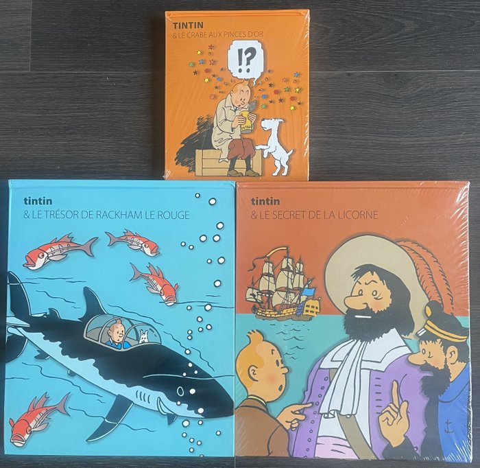 Tintin - Livres Pop up - 3x C - 3 Album