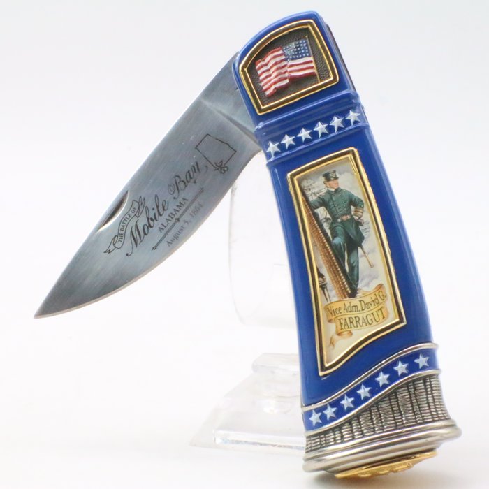 Franklin Mint 24 Karat Gold Plated Militaria Civil War - 摺刀