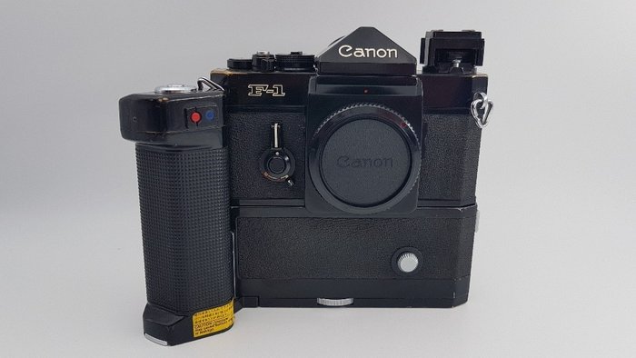 Canon F1 Old + Canon Motor Drive +New Seals Analoginen kamera