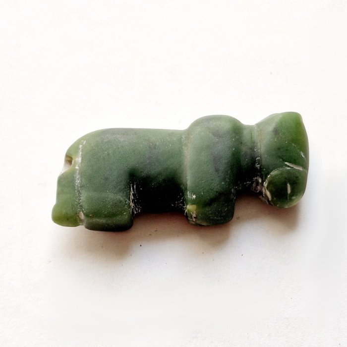 哈拉帕文明 東陵石英 牛珠護身符 - 45 mm  (沒有保留價)
