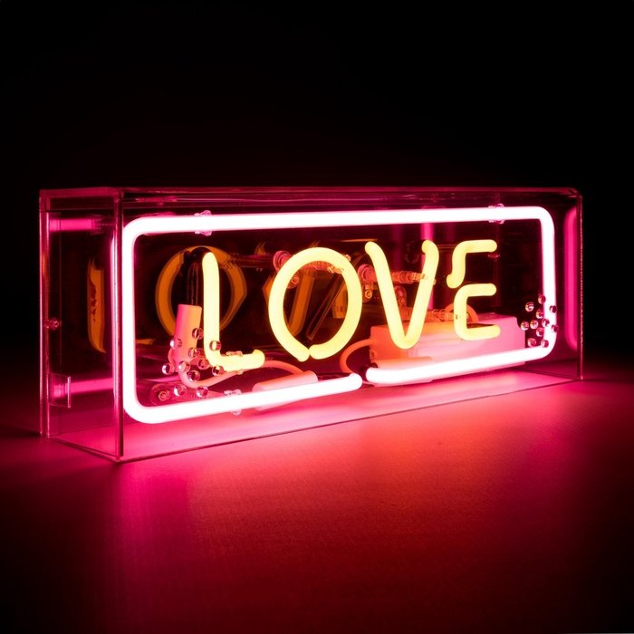 Neon Sign - LOVE - Lampe - Glas