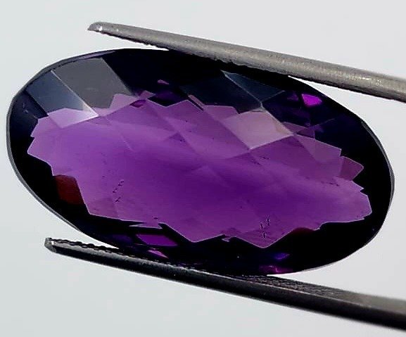 深紫色 紫水晶 - 27.53 ct