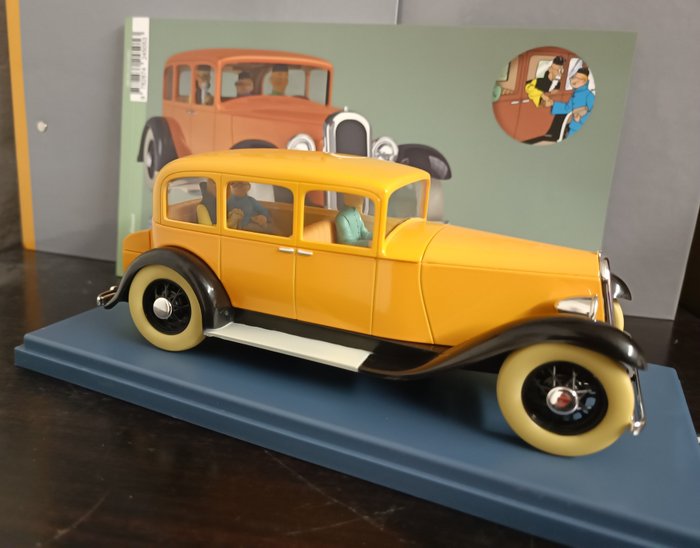 Tintin - 1 modelos de autos - 1/24 versión boutique de autos de wang jen-ghie - Moulinsart / Hachette / Atlas