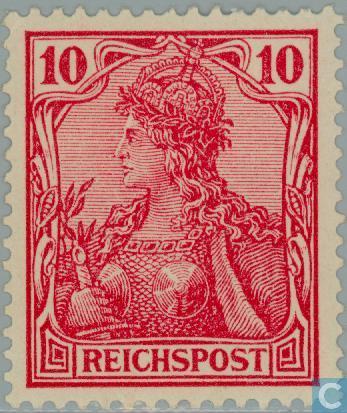 1899 German Empire - Reichspost | Postage stamp art, Rare stamps, Post ...