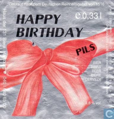 Happy Birthday Pils Haus Der 131 Biere Hamburg Catawiki